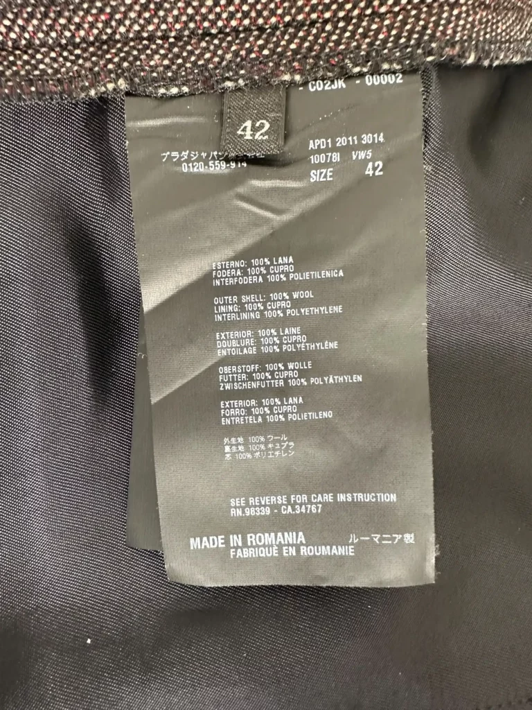Salt and pepper pattern wool suit, 42., photo 5 of 5