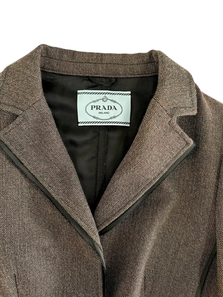 Tailleur in lana fantasia sale e pepe., foto 4 di 5
