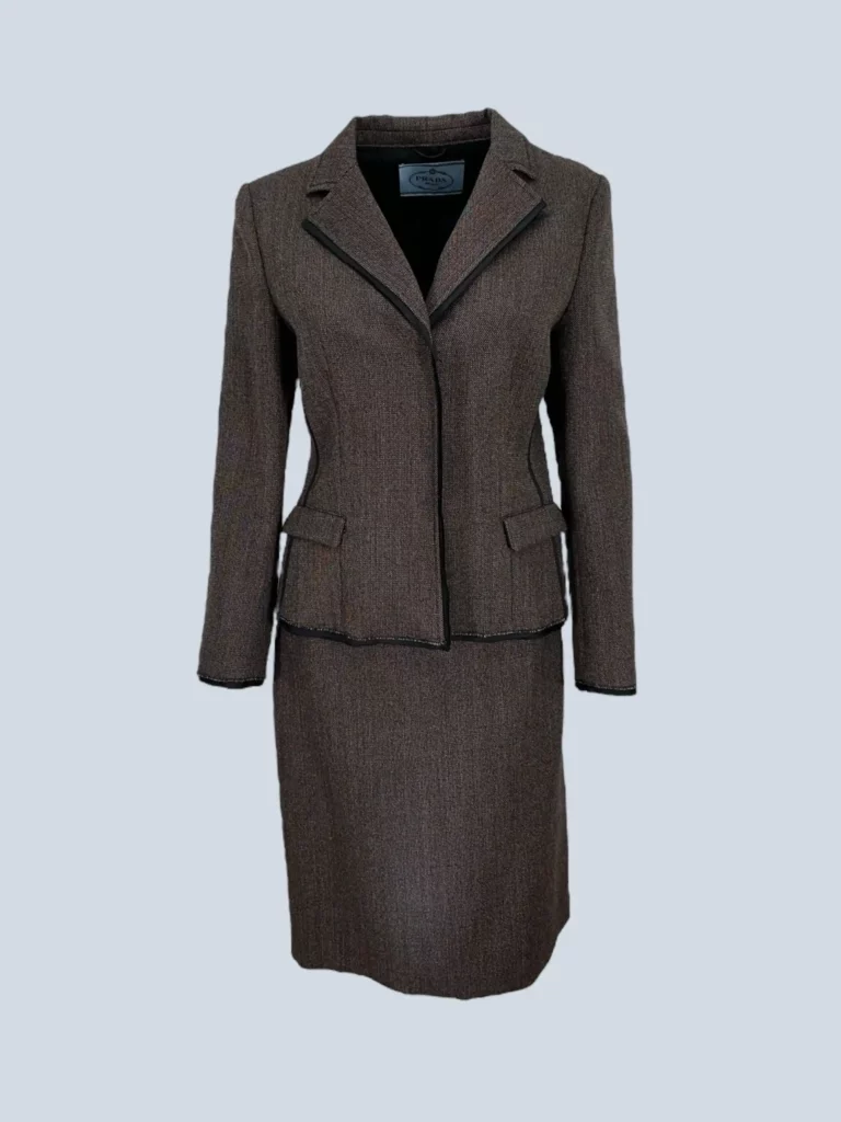 Tailleur in lana fantasia sale e pepe, 42.