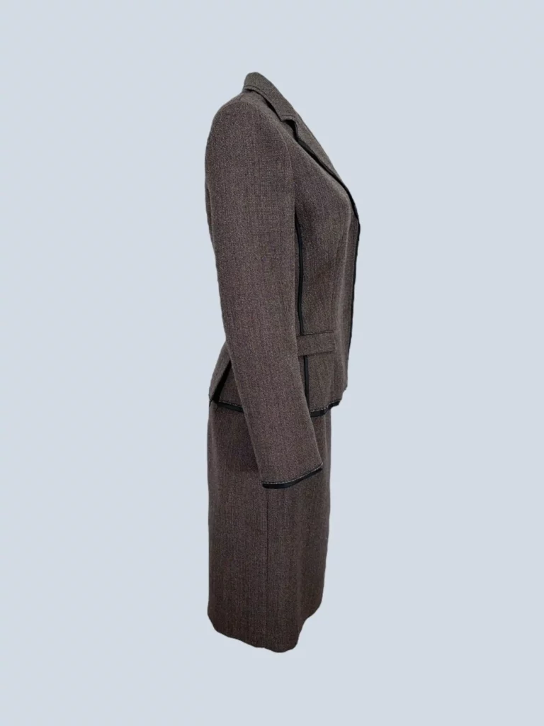 Salt and pepper pattern wool suit, 42., photo 2 of 5