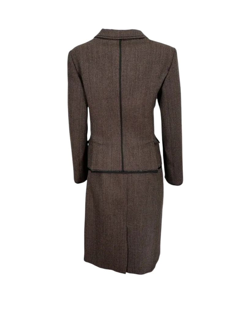 Tailleur in lana fantasia sale e pepe., foto 3 di 5