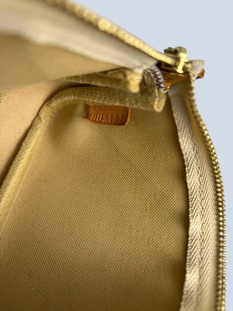 Borsa a mano mini Accessoires in tela Damier Azur e pelle., foto 9 di 9