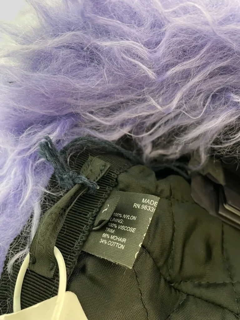 Cappello in Re-Nylon e mohair., foto 9 di 10