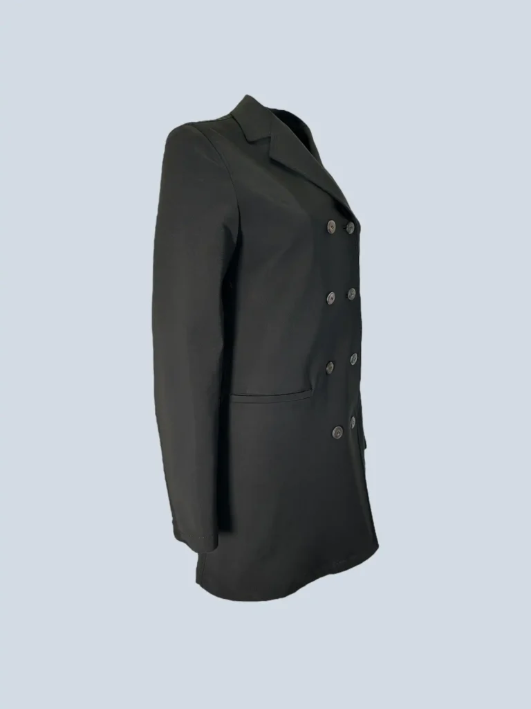 Cappotto doppiopetto in nylon impermeabile, 40., foto 2 di 7