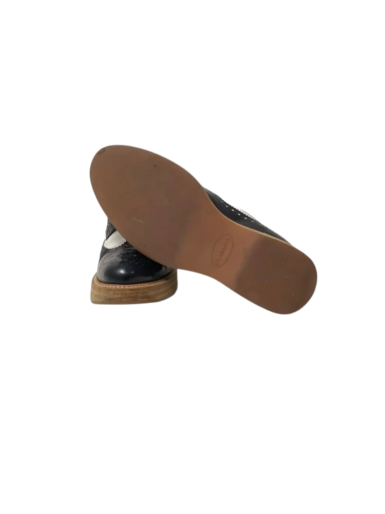 Leather lace-up shoes with rubber sole., photo 5 of 6