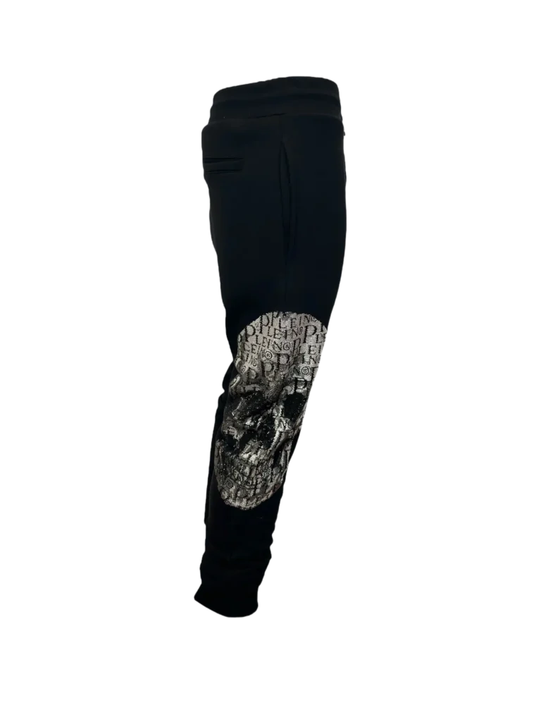Pantaloni jogger in cotone Skull., foto 2 di 4