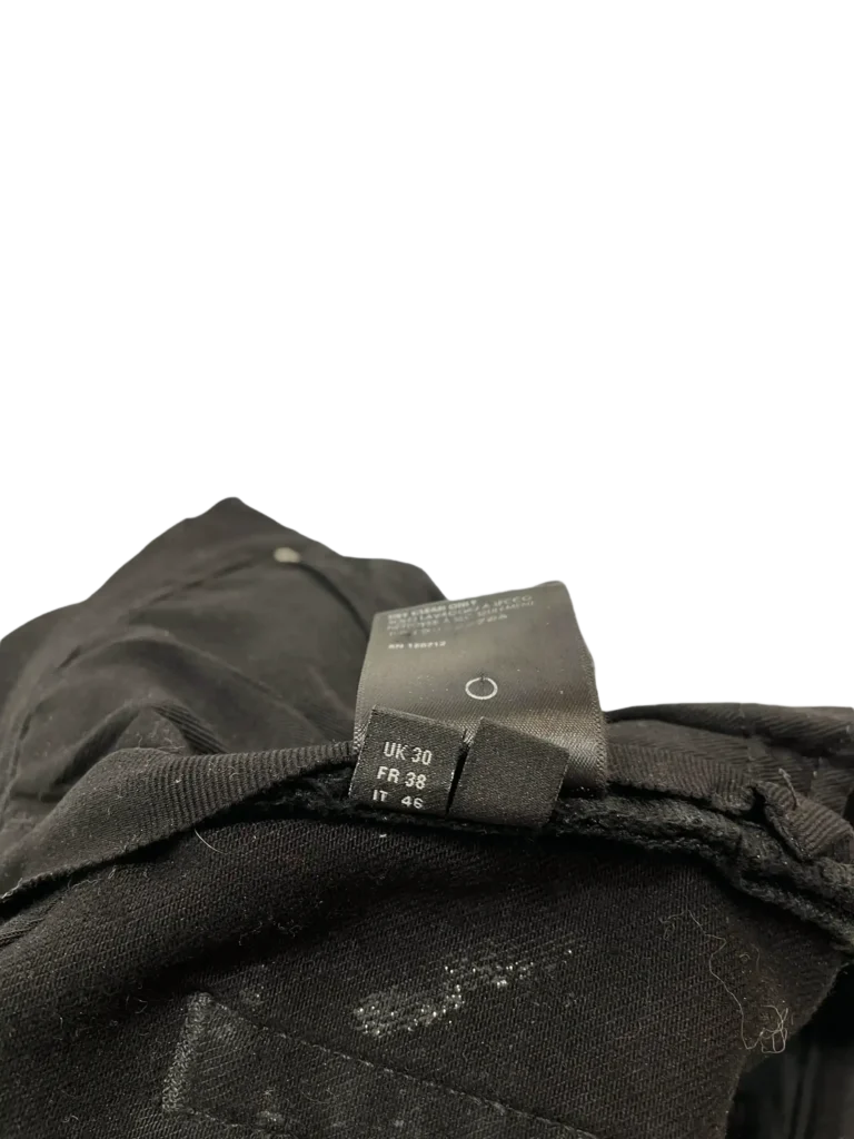 Pantaloni skinny in cotone distressed e glitter., foto 8 di 9