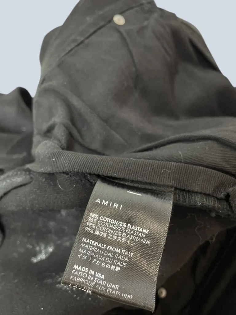 Pantaloni skinny in cotone distressed e glitter, 30., foto 9 di 9