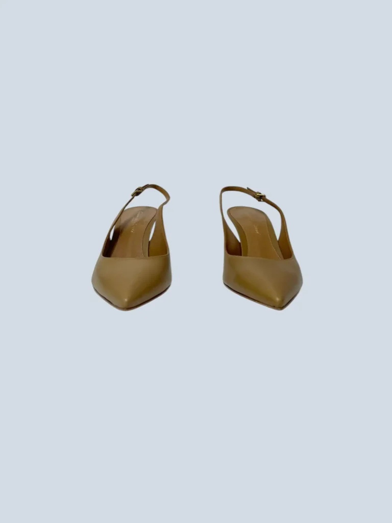 Slingback in pelle, 38,5., foto 3 di 6
