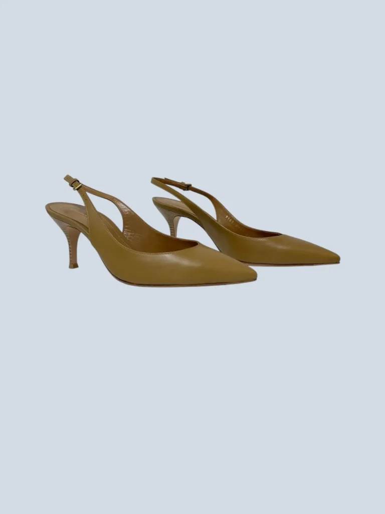 Slingback in pelle, 38,5., foto 2 di 6