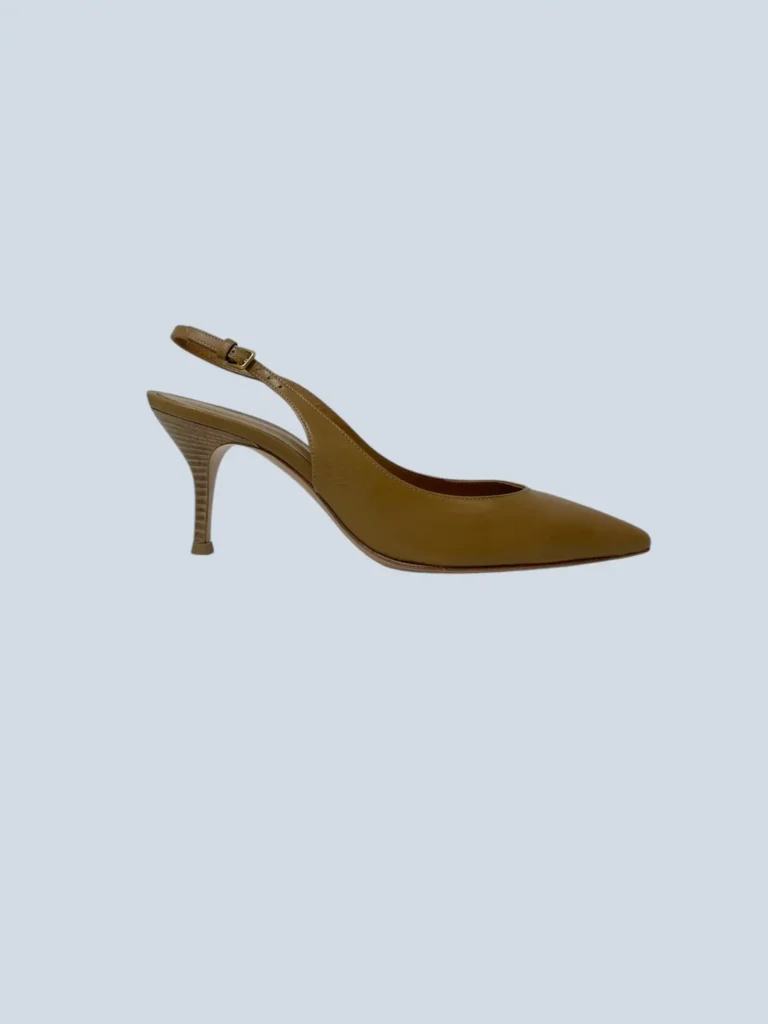 Slingback in pelle, 38,5.