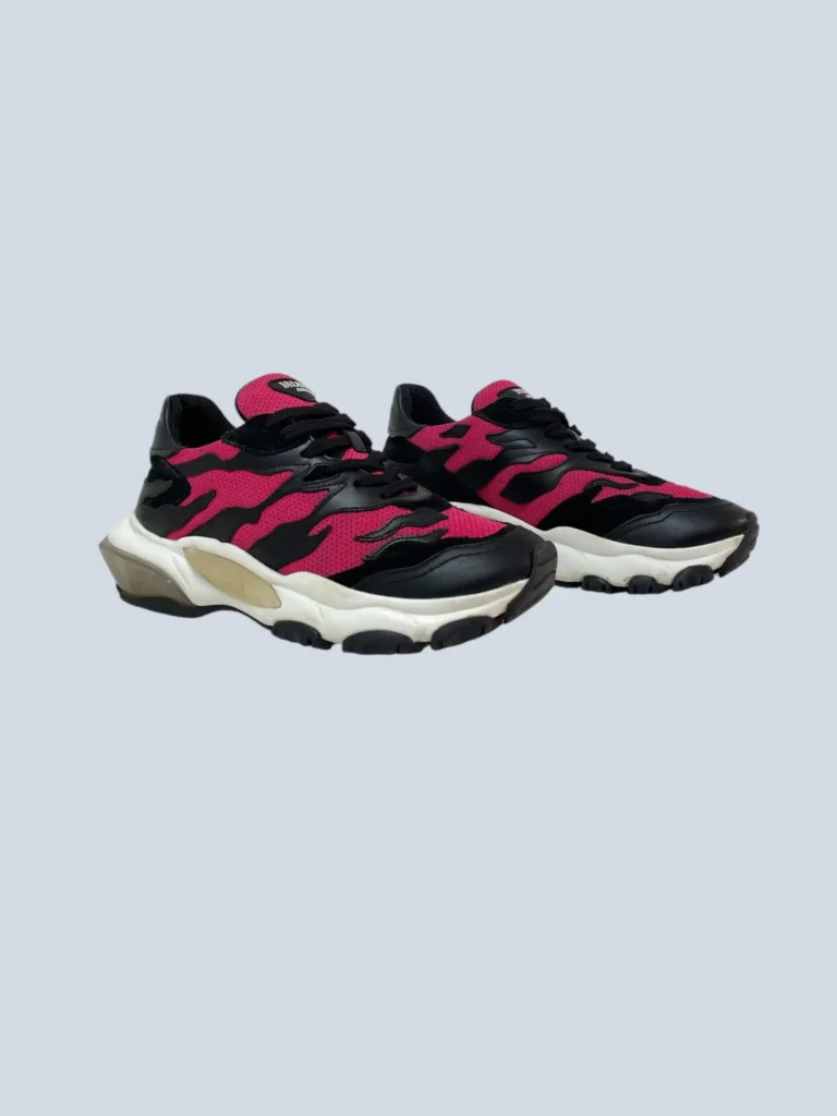 Garavani, sneakers Bounce in mesh e pelle, 36., foto 2 di 8