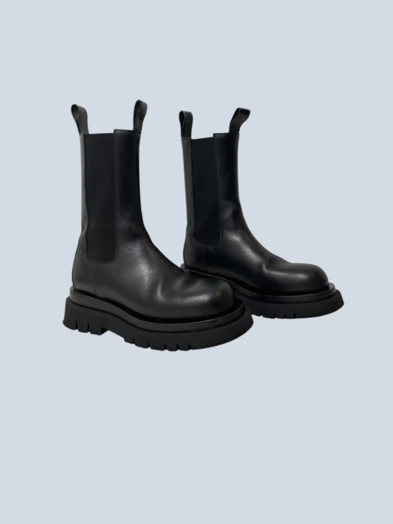 Leather and rubber Chelsea Lug boots, size 36., photo 2 of 8