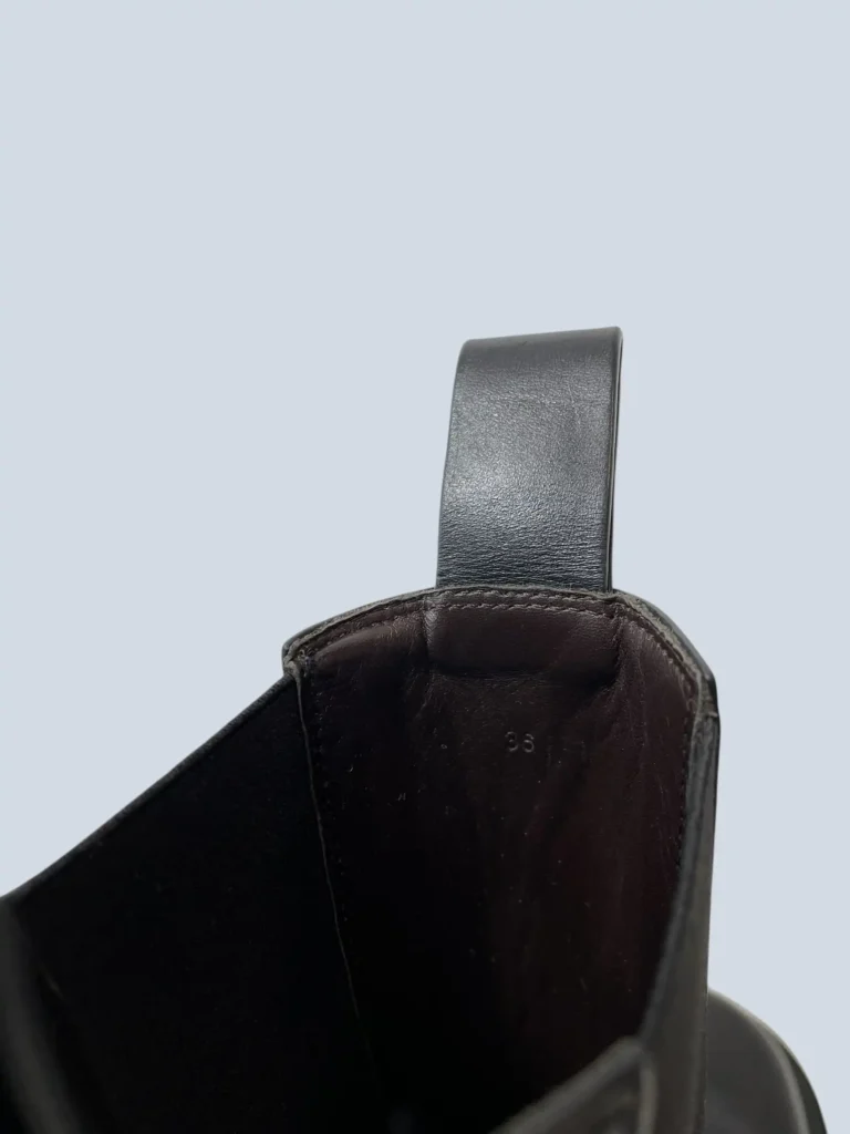 Leather and rubber Chelsea Lug boots, size 36., photo 7 of 8