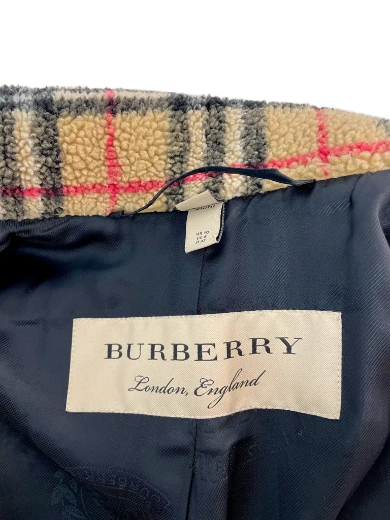 Cappotto doppiopetto Teddy in lana Check., foto 5 di 7