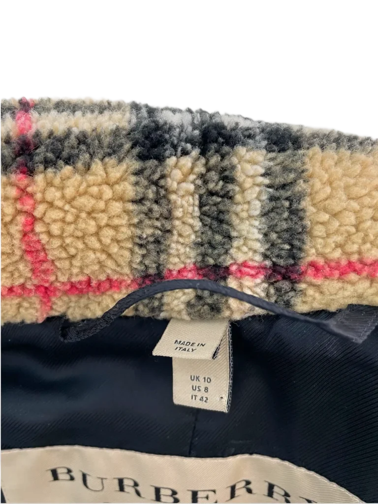 Cappotto doppiopetto Teddy in lana Check., foto 6 di 7