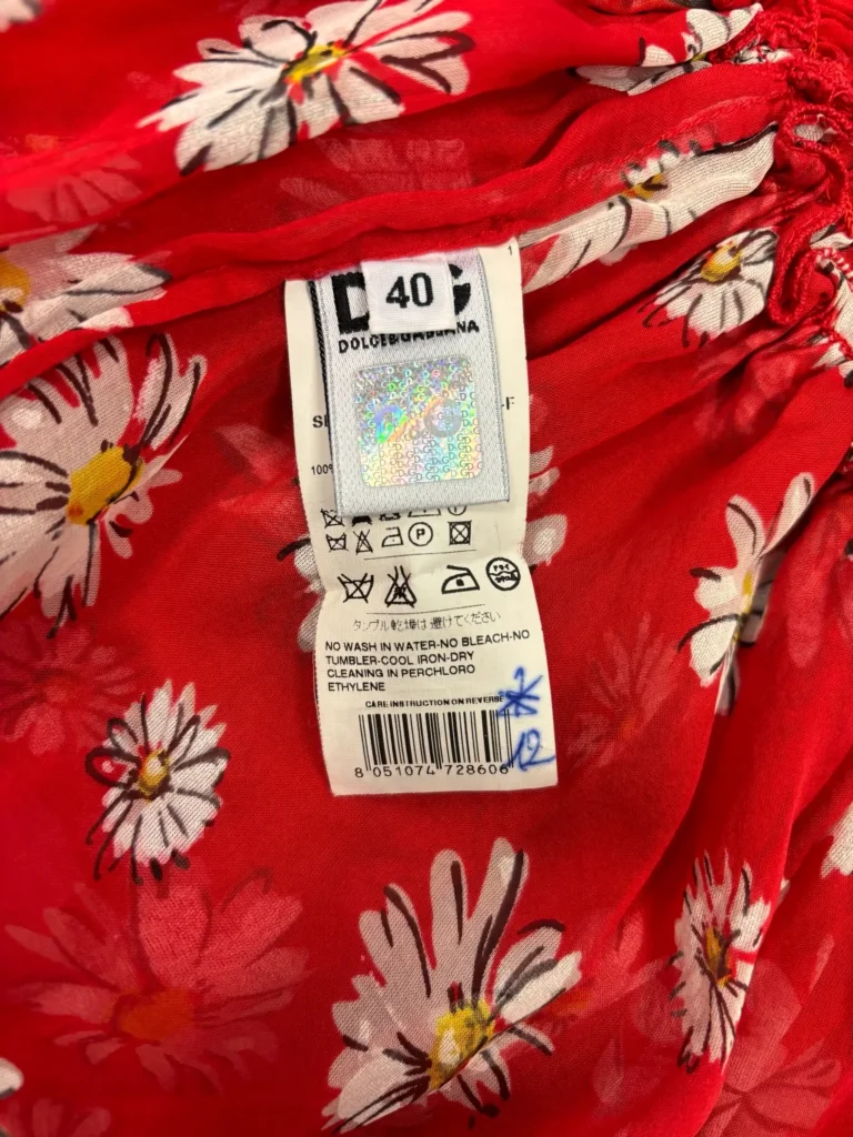 Minidress a fascia in seta stampata., foto 5 di 5
