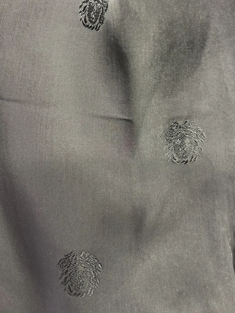 Vintage wool trench coat with leather details, 42., photo 6 of 8