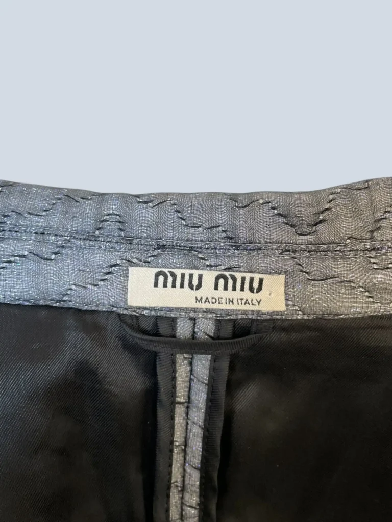 Blazer monopetto lamé e seta, 40., foto 4 di 6