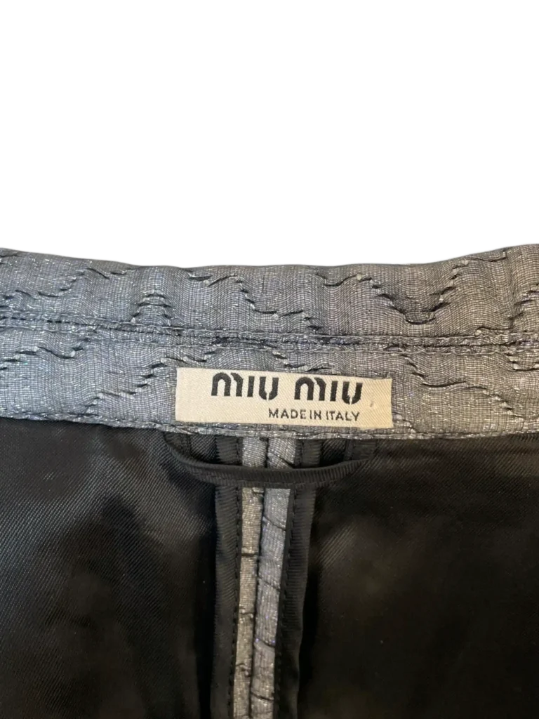 Lamé and silk single-breasted blazer., photo 4 of 6