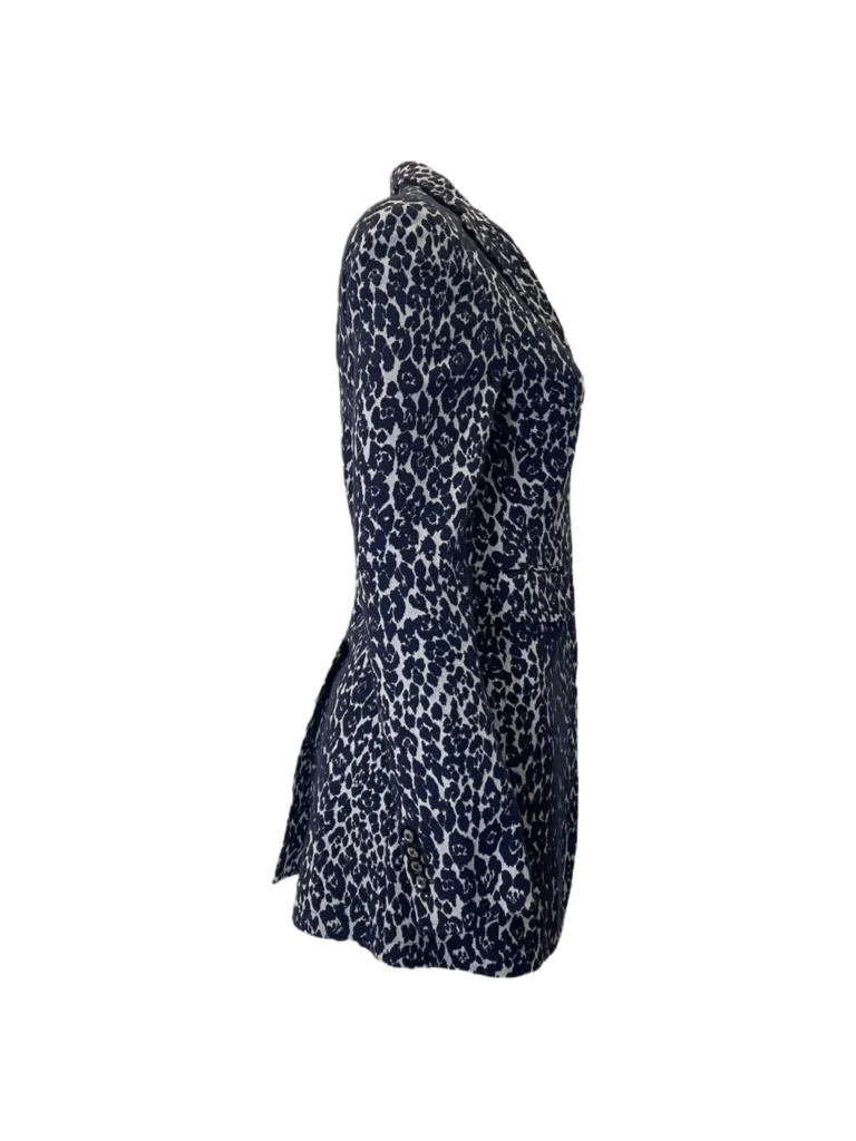 Animal print single-breasted blazer, photo 2 of 7