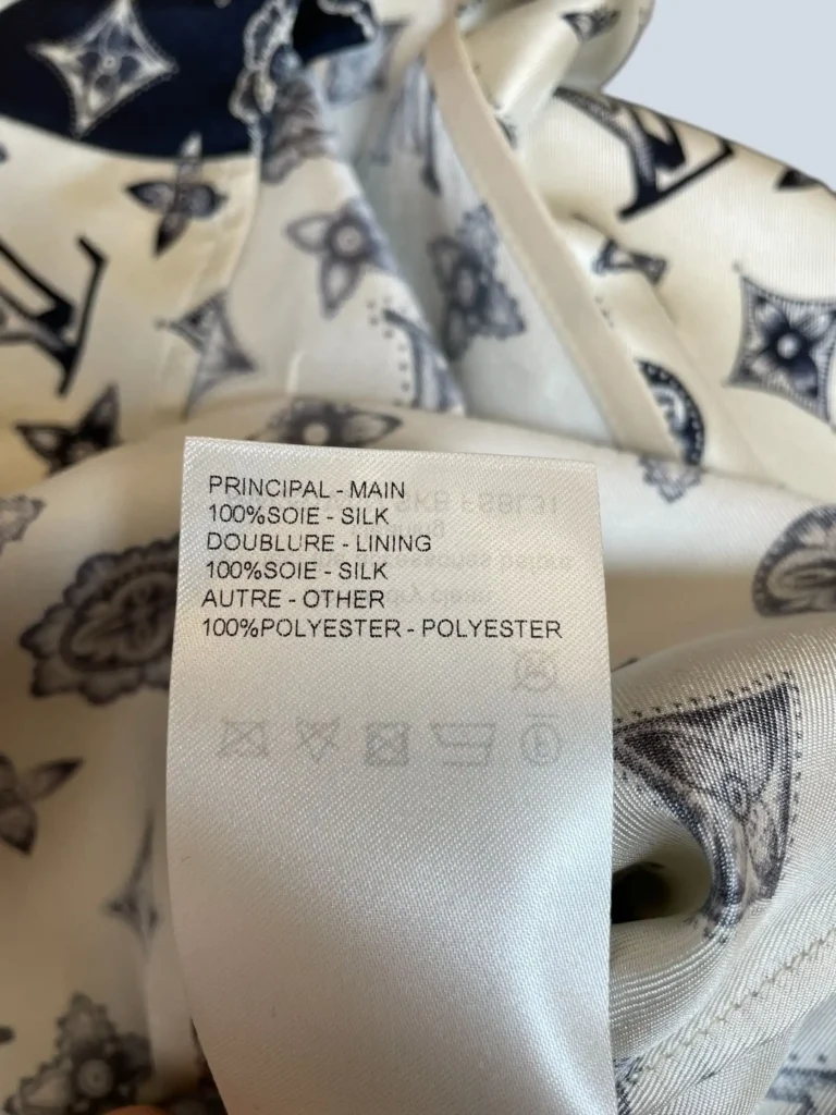 Camicia in twill di seta Monogram, 38fr., foto 10 di 12