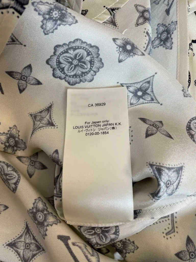 Camicia in twill di seta Monogram, 38fr., foto 12 di 12