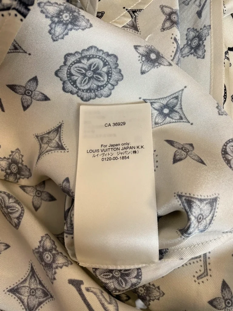 Camicia in twill di seta Monogram., foto 12 di 12