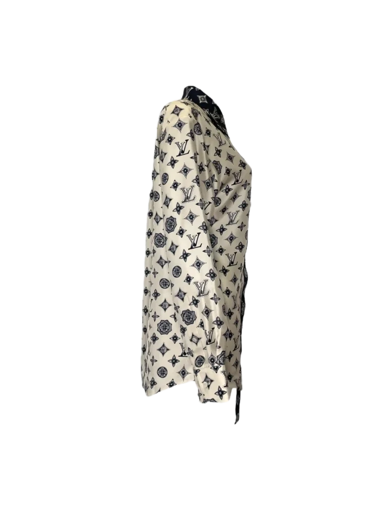 Camicia in twill di seta Monogram., foto 4 di 12