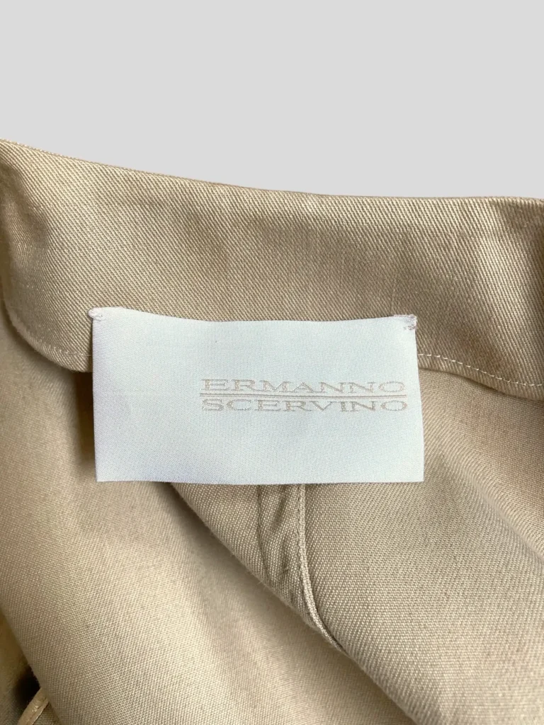 Giacca in cotone con frange in suede., foto 4 di 8