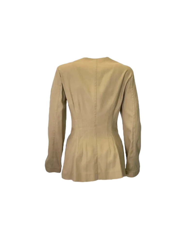 Cotton jacket with suede fringe., photo 3 of 8