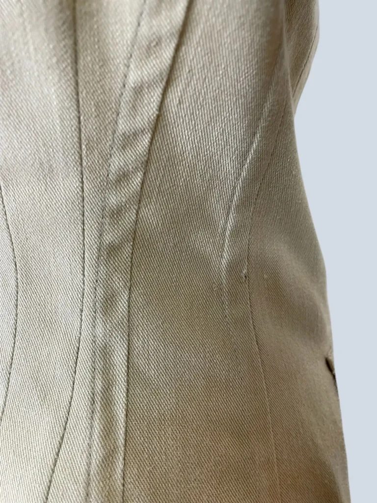 Cotton jacket with suede fringe, 42., photo 7 of 8