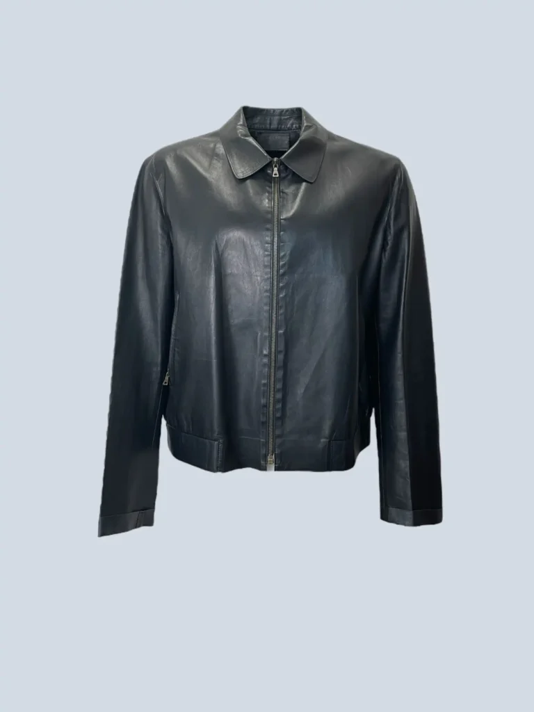 Giacca in nappa con zip, 52.