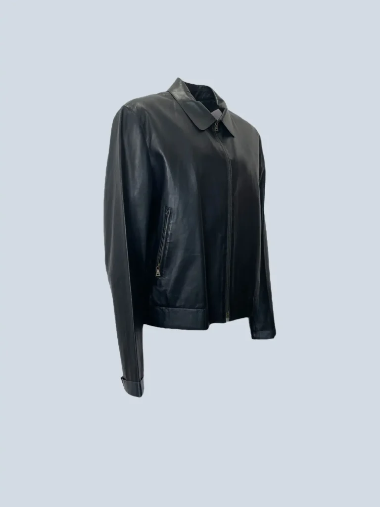 Nappa leather zip jacket, 52., photo 2 of 12