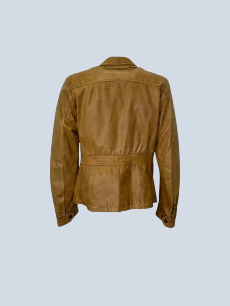 Giacca in pelle con zip, L., foto 4 di 11