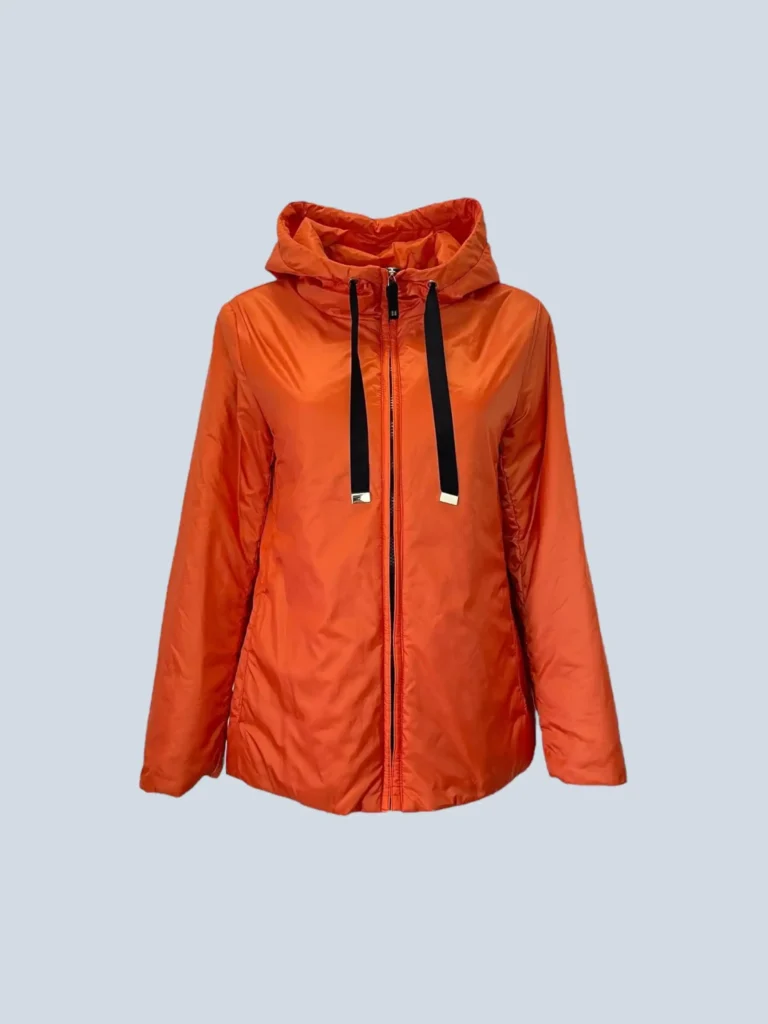 Giubbotto piumino in nylon imbottito, 38.