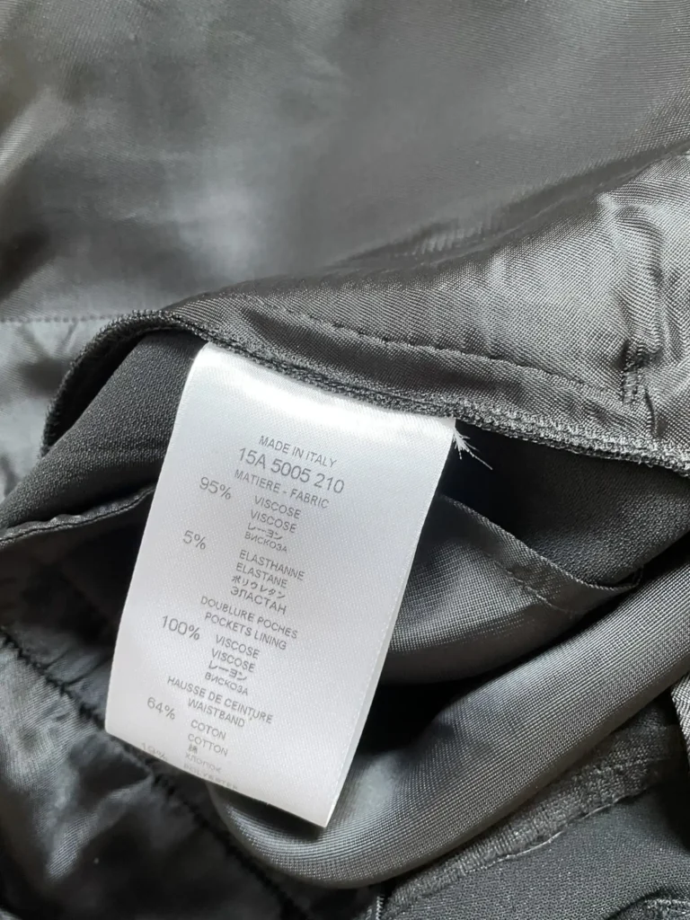 Pantaloni palazzo con pences, 42fr., foto 6 di 7