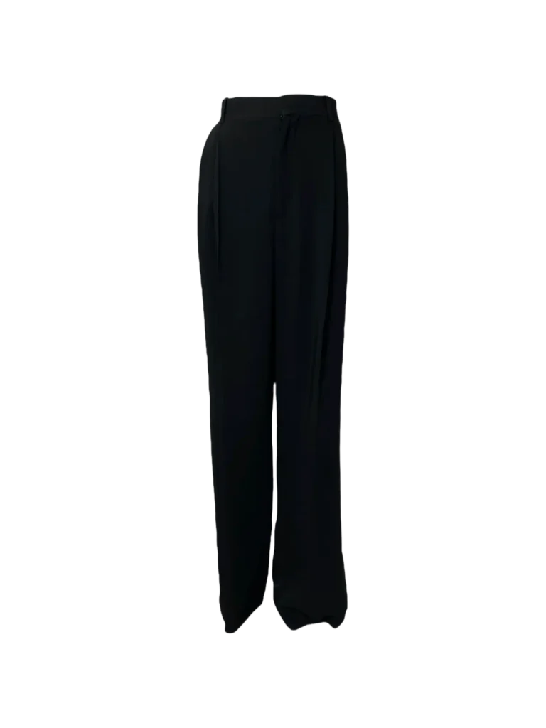 Pantaloni palazzo con pences.