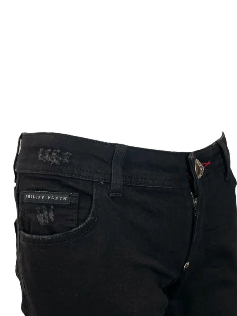 Distressed denim skinny trousers, photo 9 of 10