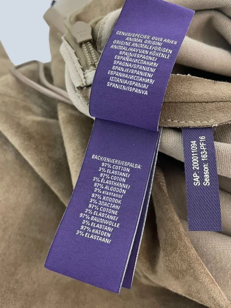 Pantaloni leggings in pelle scamosciata, 0., foto 6 di 8