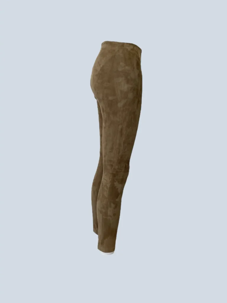 Pantaloni leggings in pelle scamosciata, 0., foto 3 di 8