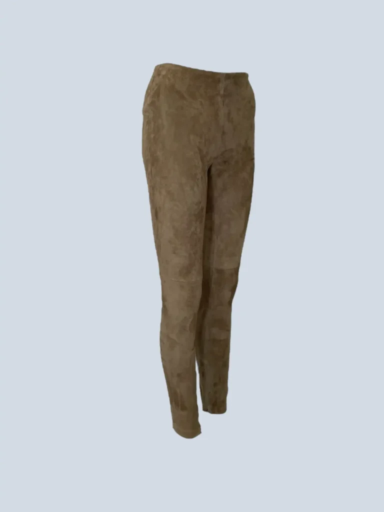 Pantaloni leggings in pelle scamosciata, 0., foto 2 di 8