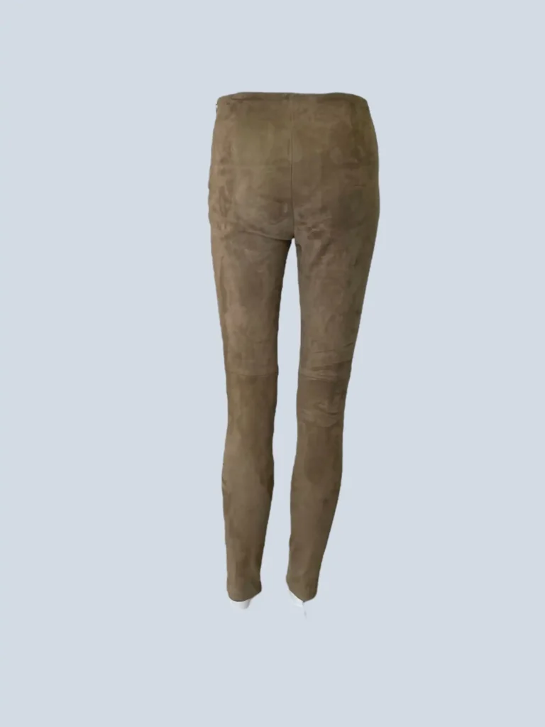 Pantaloni leggings in pelle scamosciata, 0., foto 4 di 8