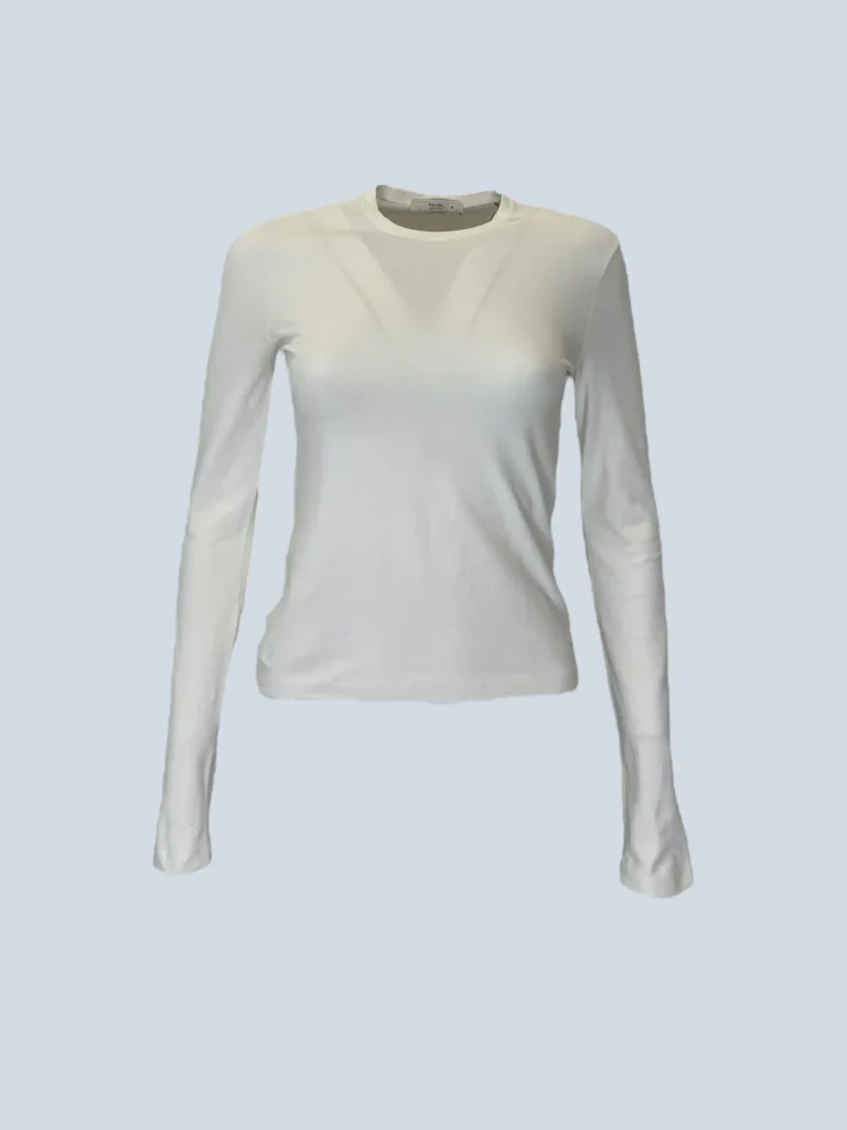 Cotton long-sleeved shirt, S.