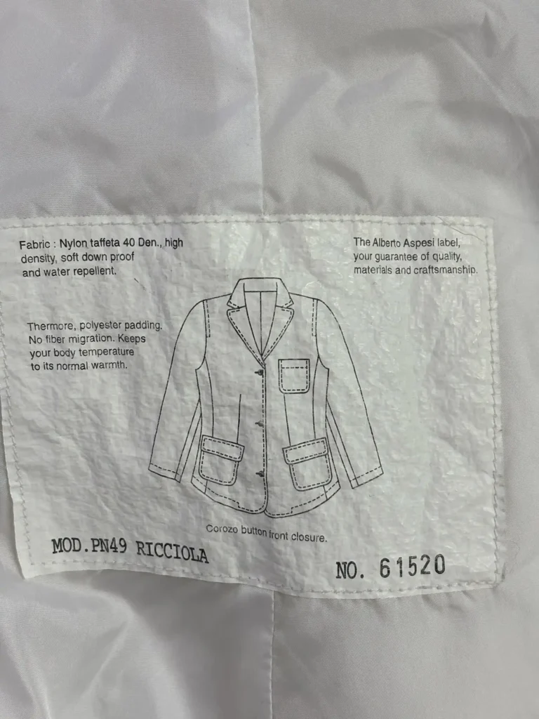 Giubbotto a tre bottoni in nylon, M., foto 6 di 8