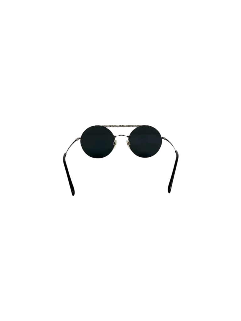 Round mirrored metal sunglasses, photo 4 of 6