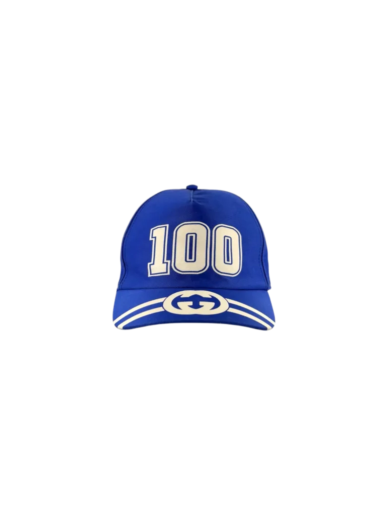 “100th Anniversary” baseball cap.