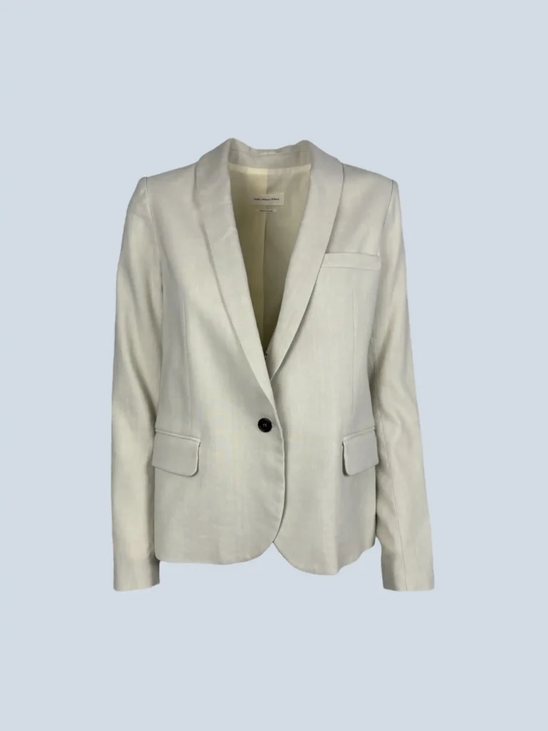Blazer monopetto in lino, 36.