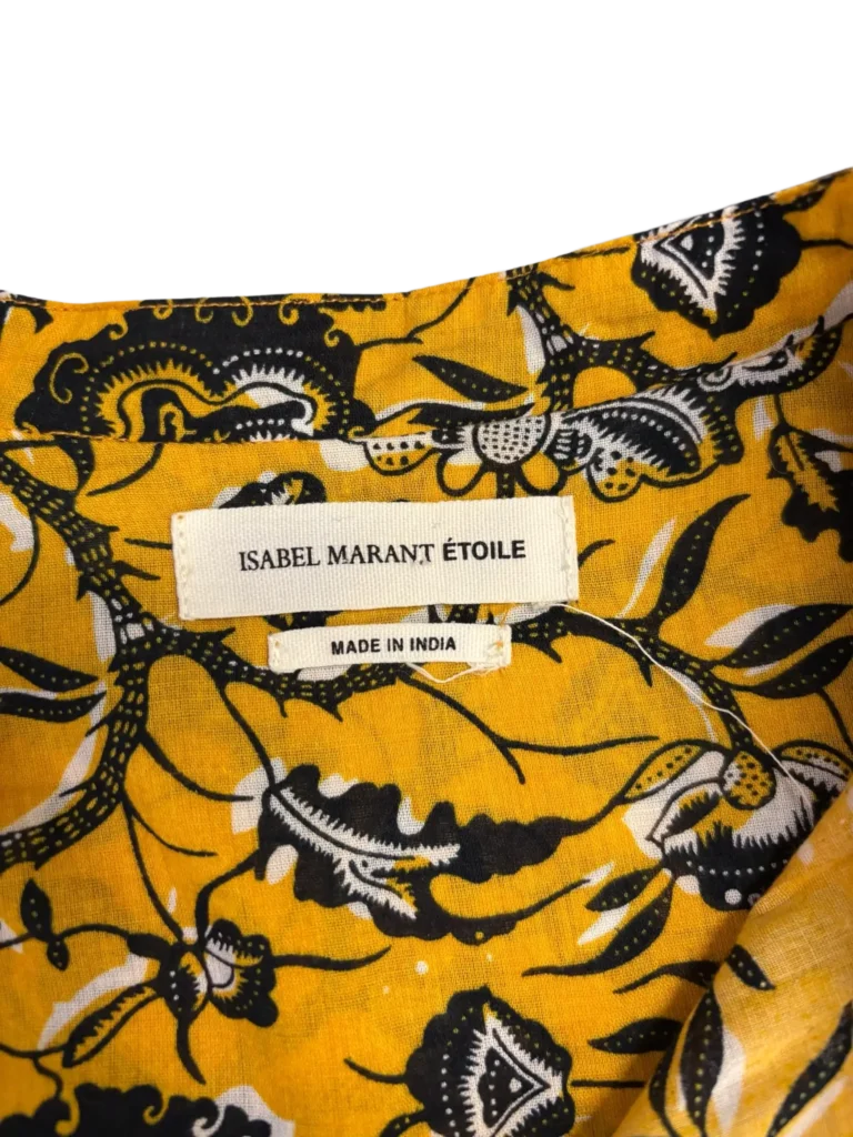 Étoile, camicia stampa fiori in cotone., foto 4 di 5