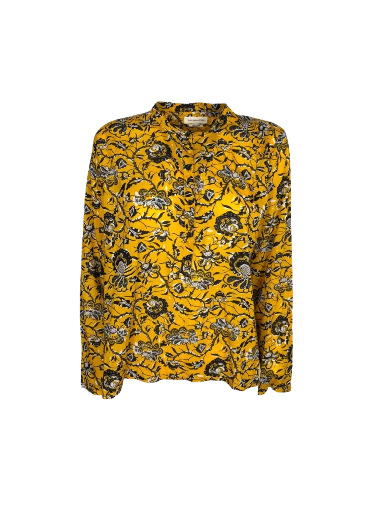 Étoile, floral print cotton shirt.